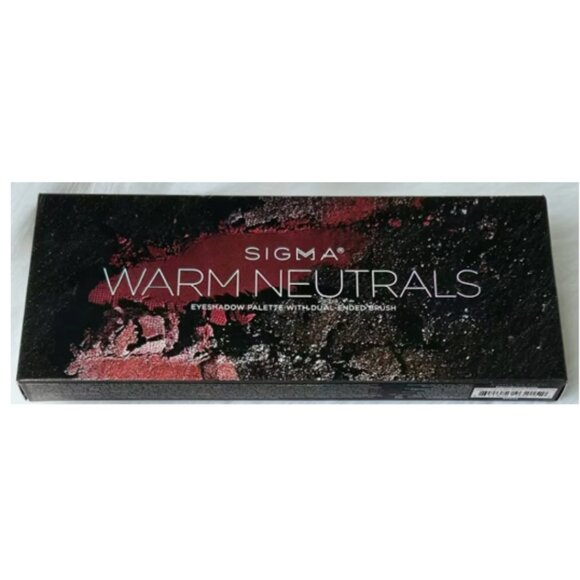 SIGMA Warm Neutrals 14 Shade Eyeshadow Palette w/Brush*~Metallic & Matte 32g NIB - Picture 3 of 15